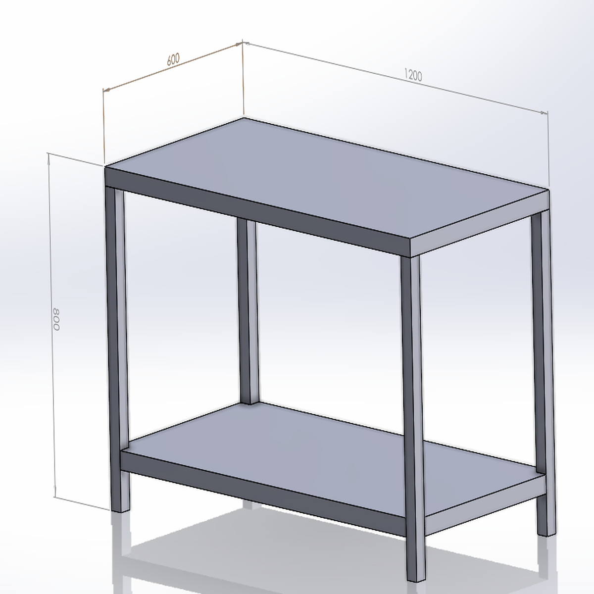 Bàn Chặt - Bàn Sơ Chế Inox Công Nghiệp (Đủ Kích Thước)