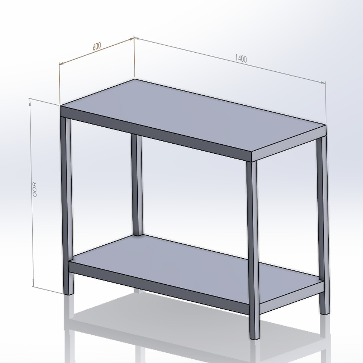 Bàn Chặt - Bàn Sơ Chế Inox Công Nghiệp (Đủ Kích Thước)