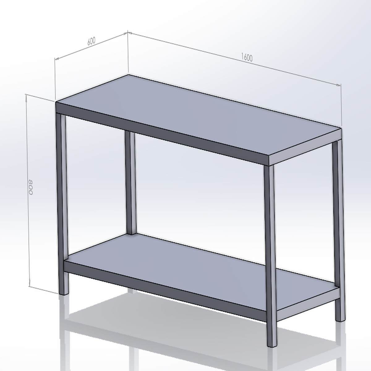 Bàn Chặt - Bàn Sơ Chế Inox Công Nghiệp (Đủ Kích Thước)