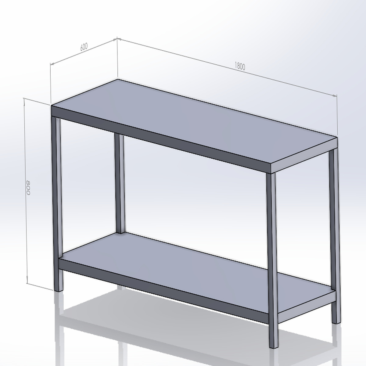 Bàn Chặt - Bàn Sơ Chế Inox Công Nghiệp (Đủ Kích Thước)
