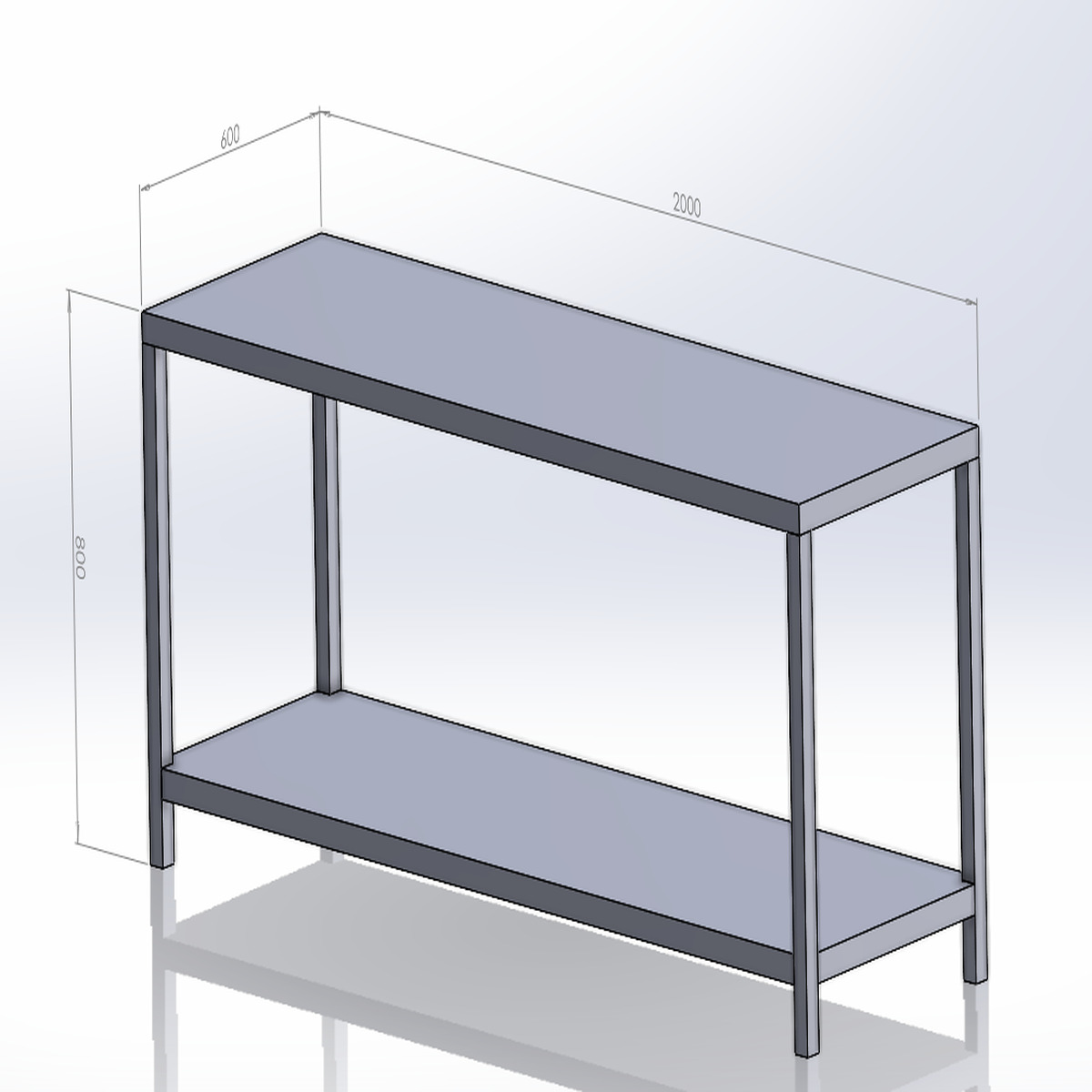 Bàn Chặt - Bàn Sơ Chế Inox Công Nghiệp (Đủ Kích Thước)