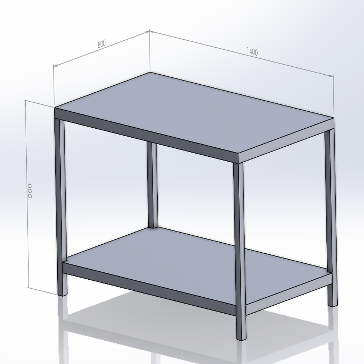 Bàn Chặt - Bàn Sơ Chế Inox Công Nghiệp (Đủ Kích Thước)