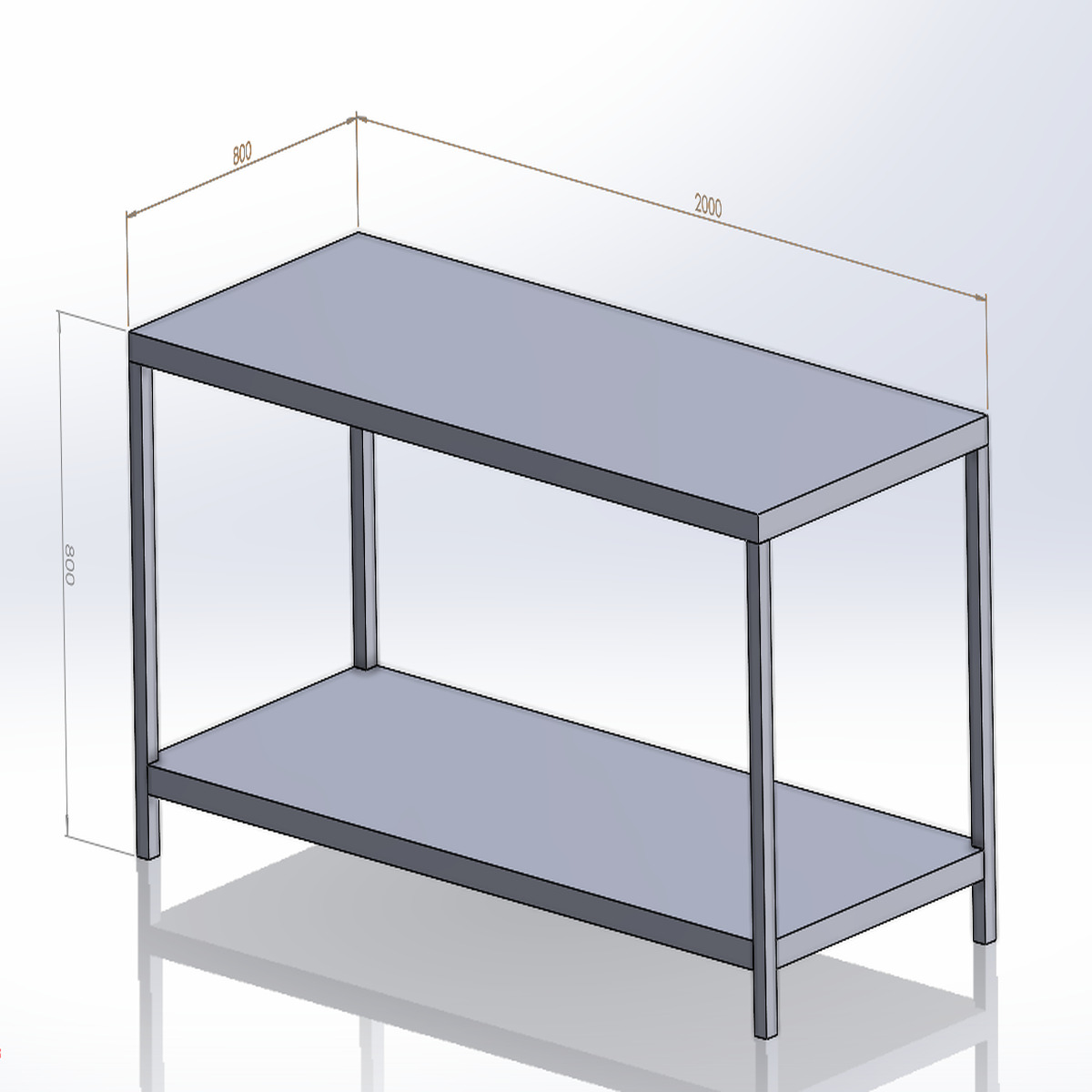 Bàn Chặt - Bàn Sơ Chế Inox Công Nghiệp (Đủ Kích Thước)