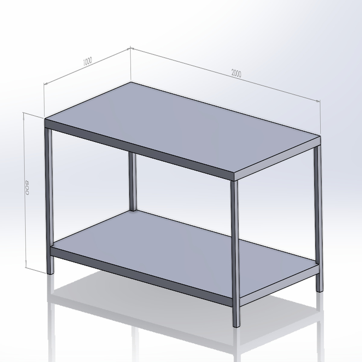 Bàn Chặt - Bàn Sơ Chế Inox Công Nghiệp (Đủ Kích Thước)