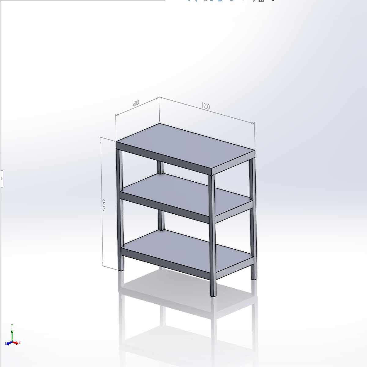 Bàn Inox 3 Tầng Công Nghiệp (Đủ Kích Thước)