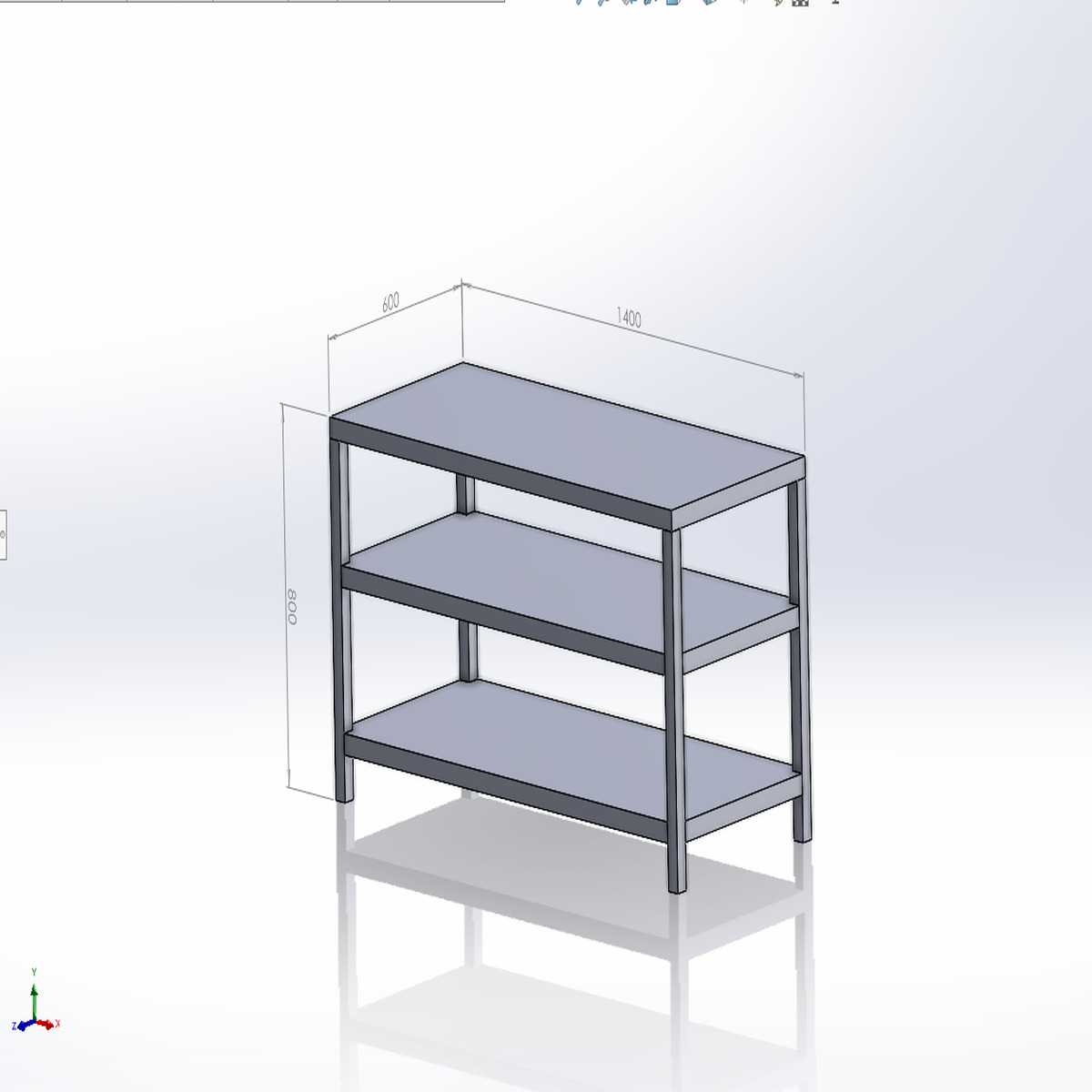 Bàn Inox 3 Tầng Công Nghiệp (Đủ Kích Thước)