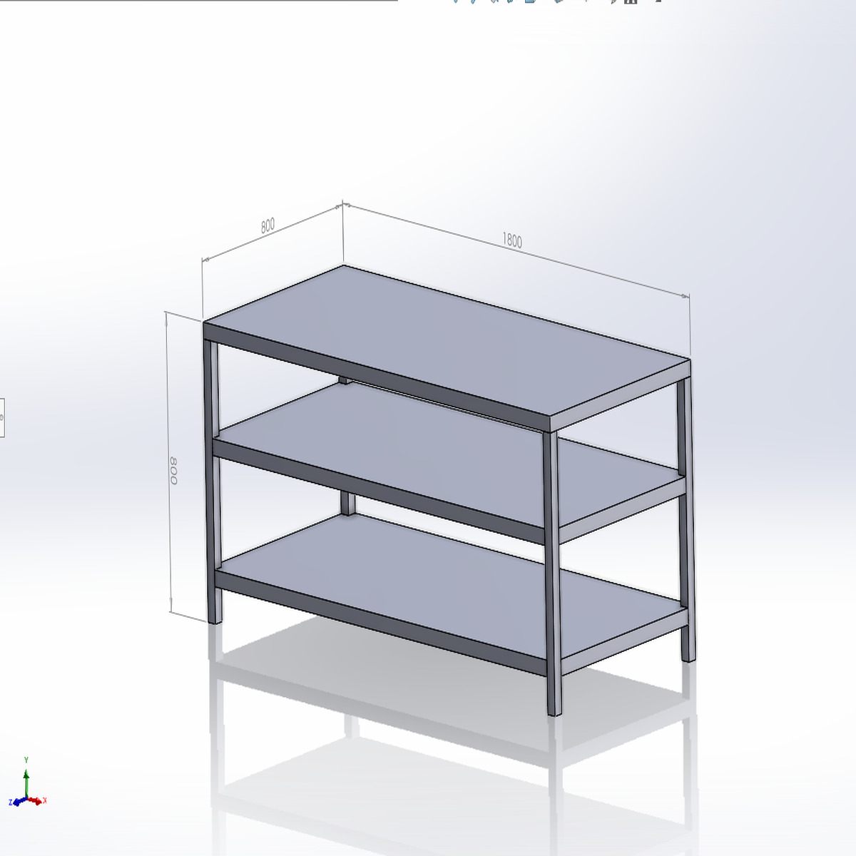 Bàn Inox 3 Tầng Công Nghiệp (Đủ Kích Thước)