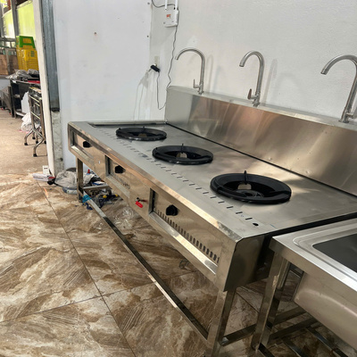 Bếp Á 3 họng có làm mát