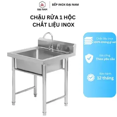 Chậu Rửa 1 Hộc Chất Liệu Cao Cấp Kích Thước Nhỏ Gọn