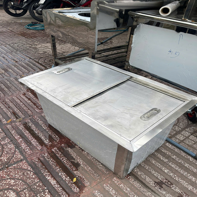 Thùng Đá Inox Âm Bàn Quầy Pha Chế